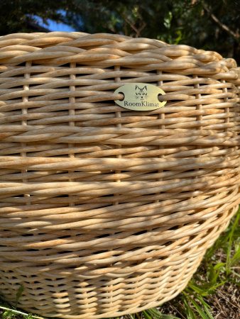 Кашпо-Вазон из искусственного ротанга карри 45 литров